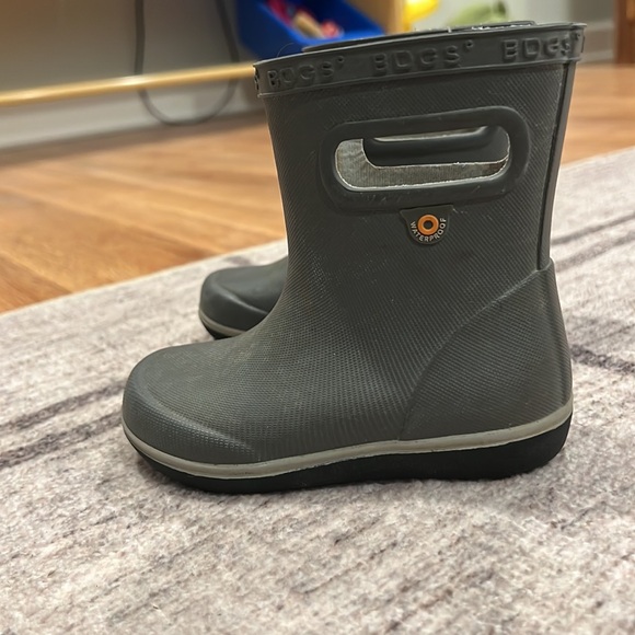 Bogs SKIPPER II SOLID gray rain boots - Picture 6 of 14